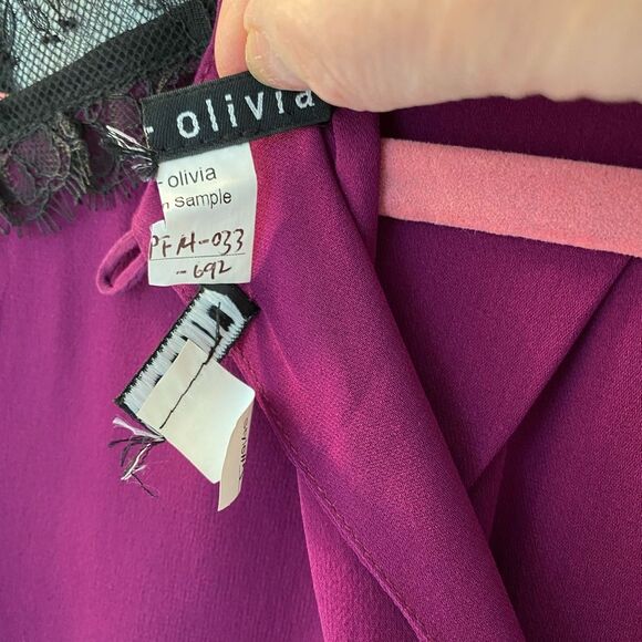 Alice and Olivia silk and lace blouse, new with tags, sample from showroom - Picture 5 of 5